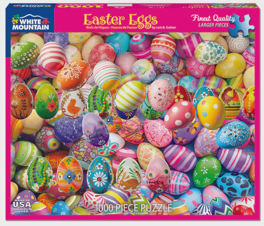 1000 pc Puzzle - Easter Eggs