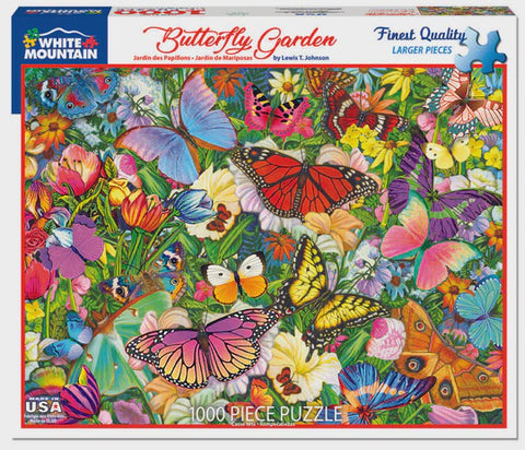 1000 pc Puzzle - Butterfly Garden
