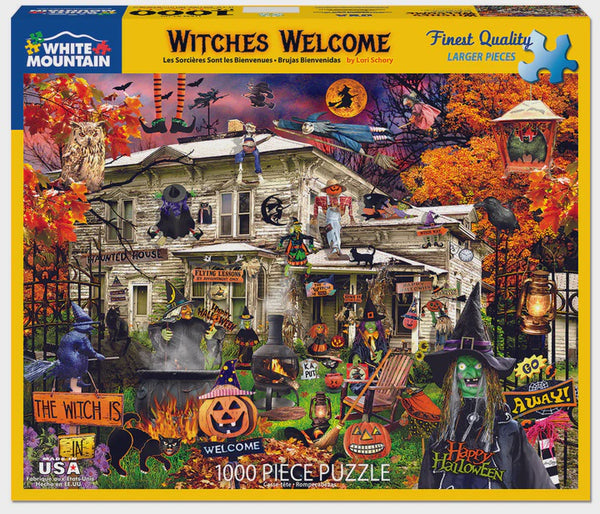 1000 pc Puzzle - Witches Welcome
