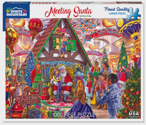 1000 pc Puzzle - Meeting Santa