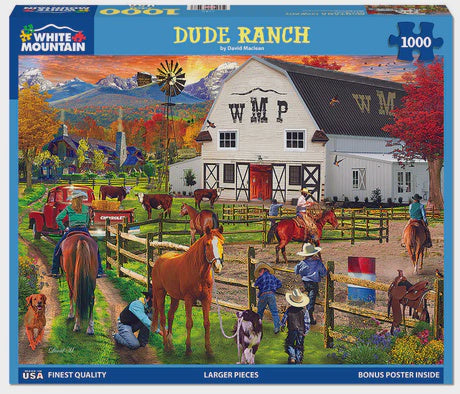 1000 pc Puzzle - Dude Ranch