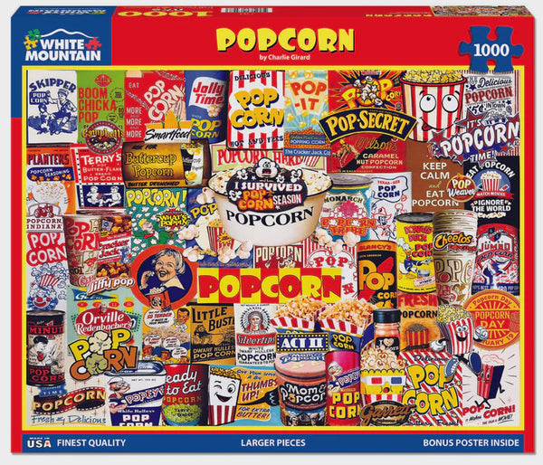 1000 pc Puzzle - Popcorn