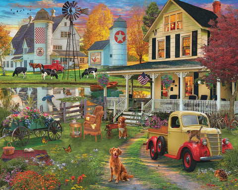1000 Piece Puzzle-Country Retreat