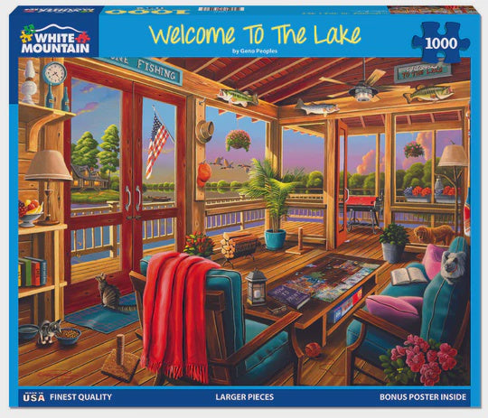 1000 pc. Puzzle-Welcome To The Lake