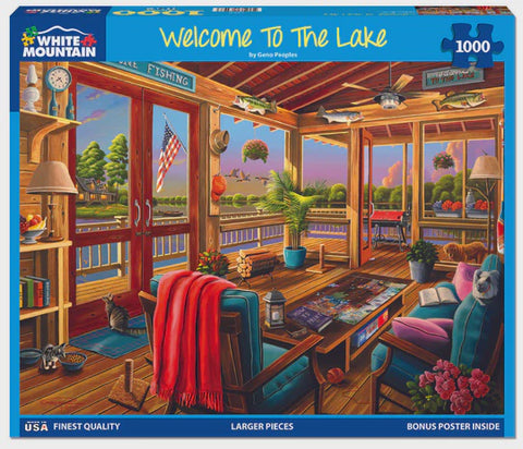 1000 pc. Puzzle-Welcome To The Lake