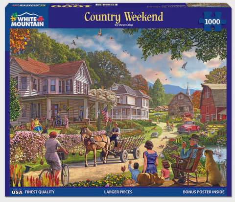 1000 pc. Puzzle-Country Weekend