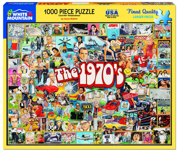 1000 Piece Jigsaw Puzzle - The 1970's