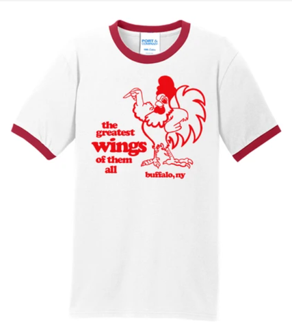 The Greatest Wings Red/White - Unisex