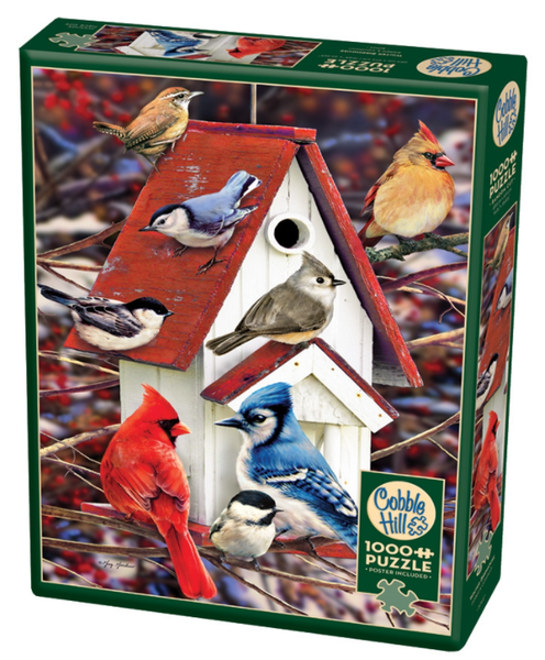 1000 pc Puzzle - Winter Birdhouse
