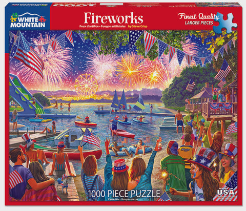 1000 pc Puzzle - 4th of July Fireworks
