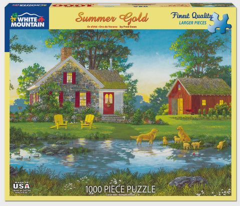 1000 pc Puzzle - Summer Gold