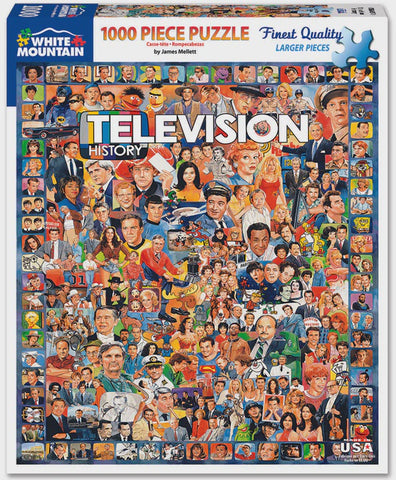 1000 pc Puzzle - Television History