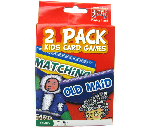 Matching & Old Maid - 2 Pack Kids Card Game