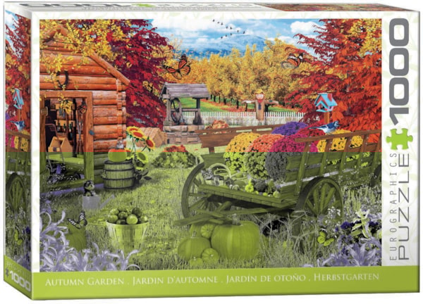 1000 Piece  Puzzle-Autumn Garden