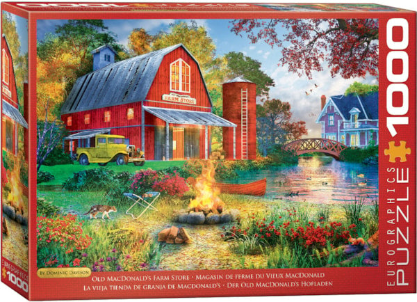 1000 Piece Puzzle-Old MacDonald's Farm Store