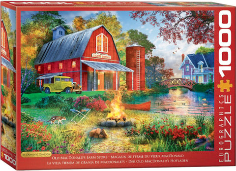 1000 Piece Puzzle-Old MacDonald's Farm Store