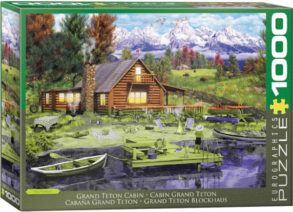 Grand Teton Cabin 1000 Piece Puzzle