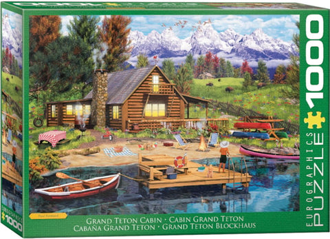 Grand Teton Cabin 1000 Piece Puzzle