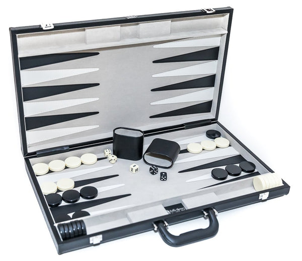 Rockefeller Plaza Deluxe Tournament Backgammon Set - 21"