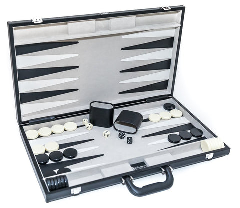 Rockefeller Plaza Deluxe Tournament Backgammon Set - 21"