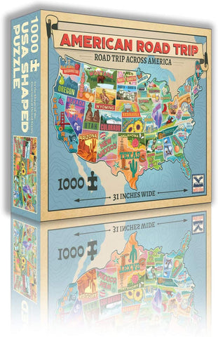 1000 pc Puzzle - American Road Trip