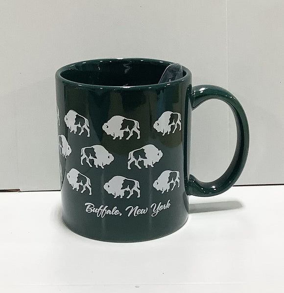 Buffalo Wrapped Mug - Green