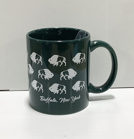 Buffalo Wrapped Mug - Green