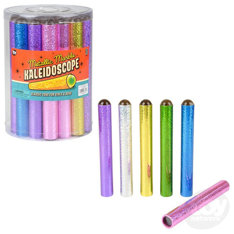 Metallic Marble Kaleidoscope- Asst Colors