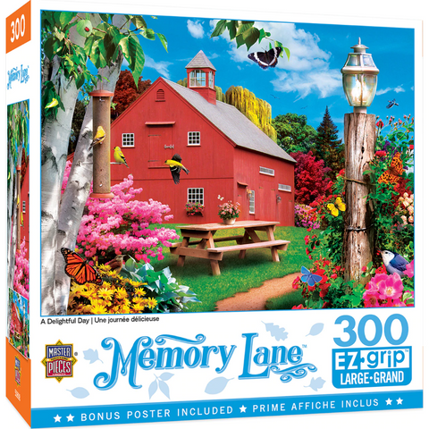 300 Piece  Puzzle  - Memory Lane-A Delightful Day