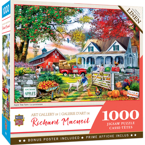1000 Piece Jigsaw Puzzle  Apple Tree Farm