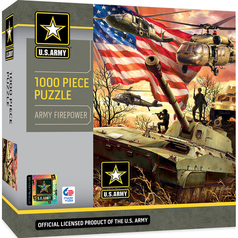US Army - Army Firepower 1000 Piece Jigsaw Puzzle