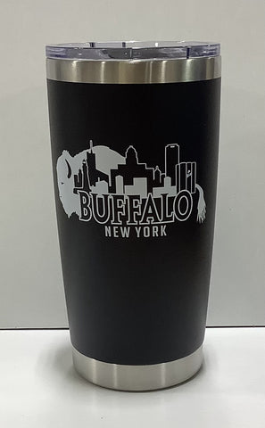 Buffalo NY Tumbler - Black