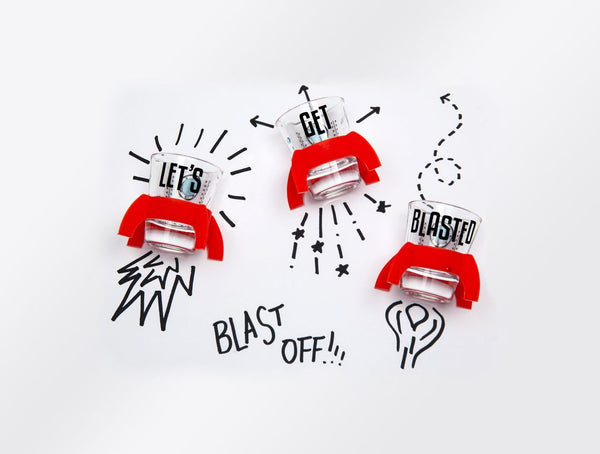 Blasted Shot Glass Set