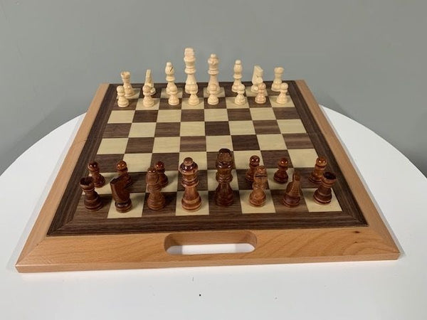 Folding Wooden Chess Set - CGS6