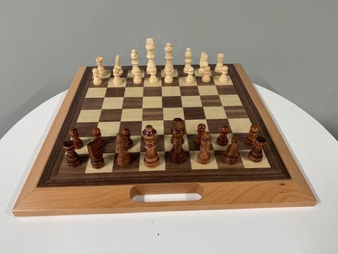 Folding Wooden Chess Set - CGS6