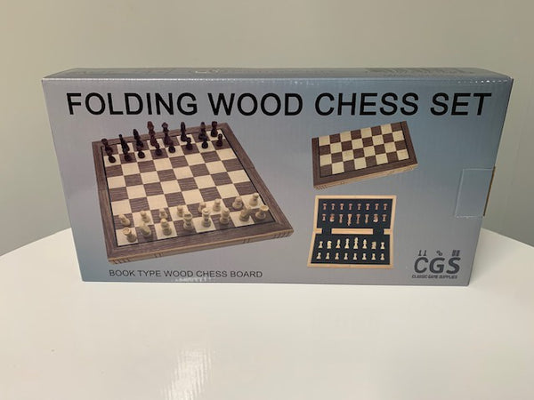 Folding Wood Chess Set - CGS7