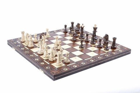 Senator Chess Set  -Brown