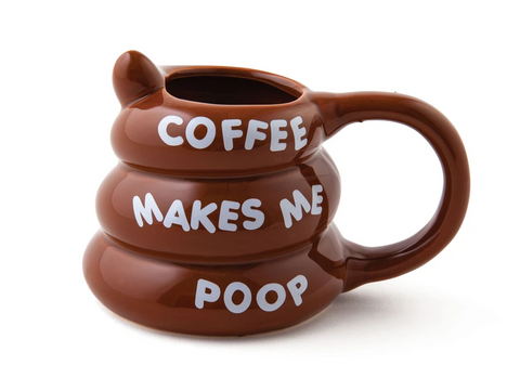 The Coffee Makes Me Poop Mug