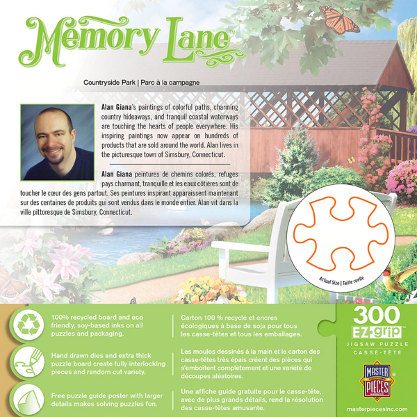 300 Piece Puzzle -Memory Lane-Countryside Park