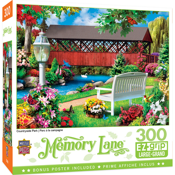 300 Piece Puzzle -Memory Lane-Countryside Park