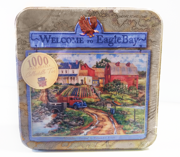 1000 Piece Jigsaw Puzzle  Welcome to Eagle Bay; Grandma's Garden