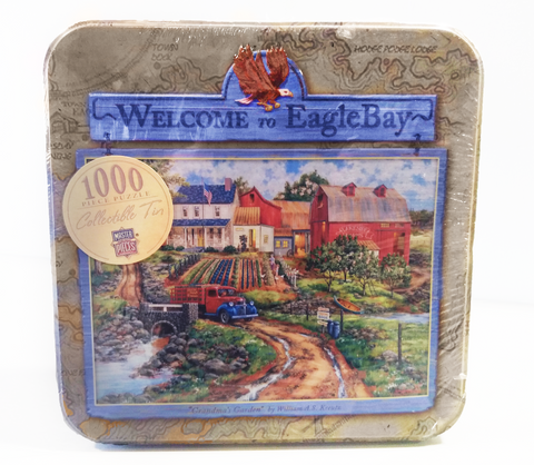 1000 Piece Jigsaw Puzzle  Welcome to Eagle Bay; Grandma's Garden