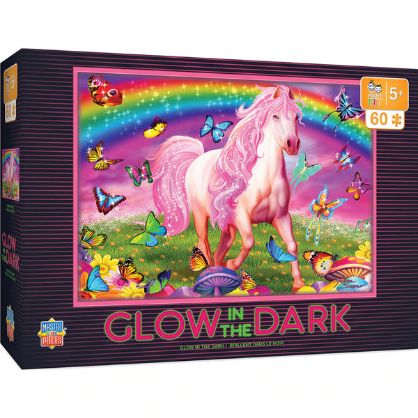 60 Piece Jigsaw Puzzle  Rainbow World Glow-in-the-dark