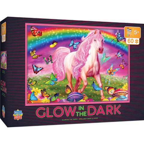 60 Piece Jigsaw Puzzle  Rainbow World Glow-in-the-dark