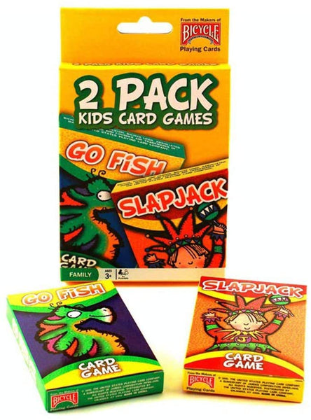 Go Fish & Slap Jack - 2 Pack Kids Card Game