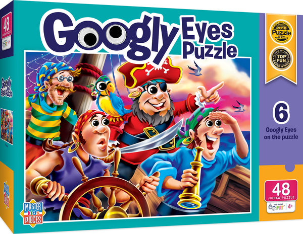 48 pc Puzzle - Googly Eyes - Pirates