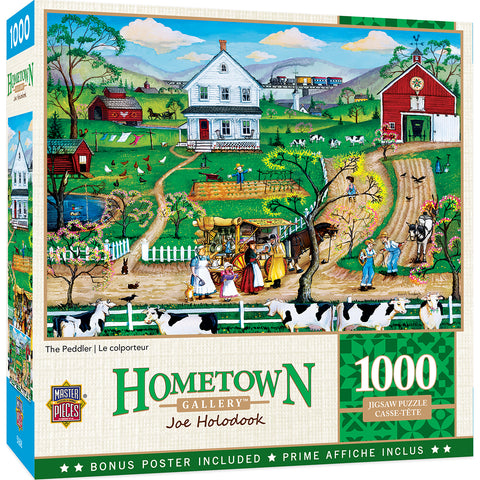 Hometown Gallery - The Peddler 1000 Piece Puzzle