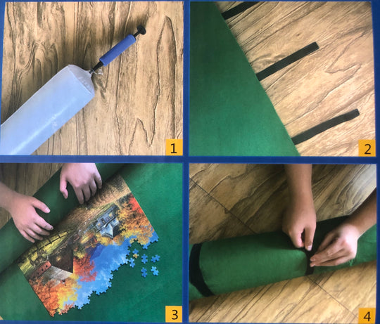 Puzzle Roll-Up Mat - 47" x 35.5"