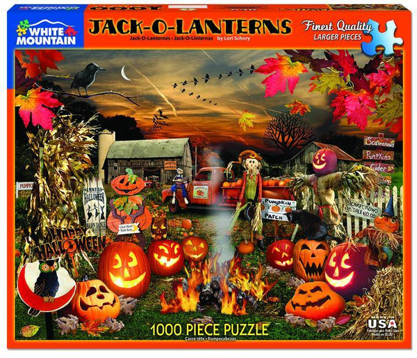 1000pc Puzzle -  Jack-O-Lanterns