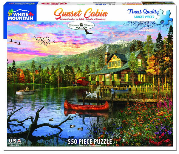 500 pc Puzzle - Sunset Cabin